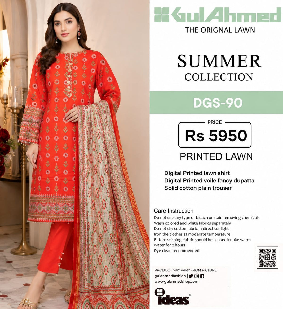GUL AHMED LAWN COLLECTION