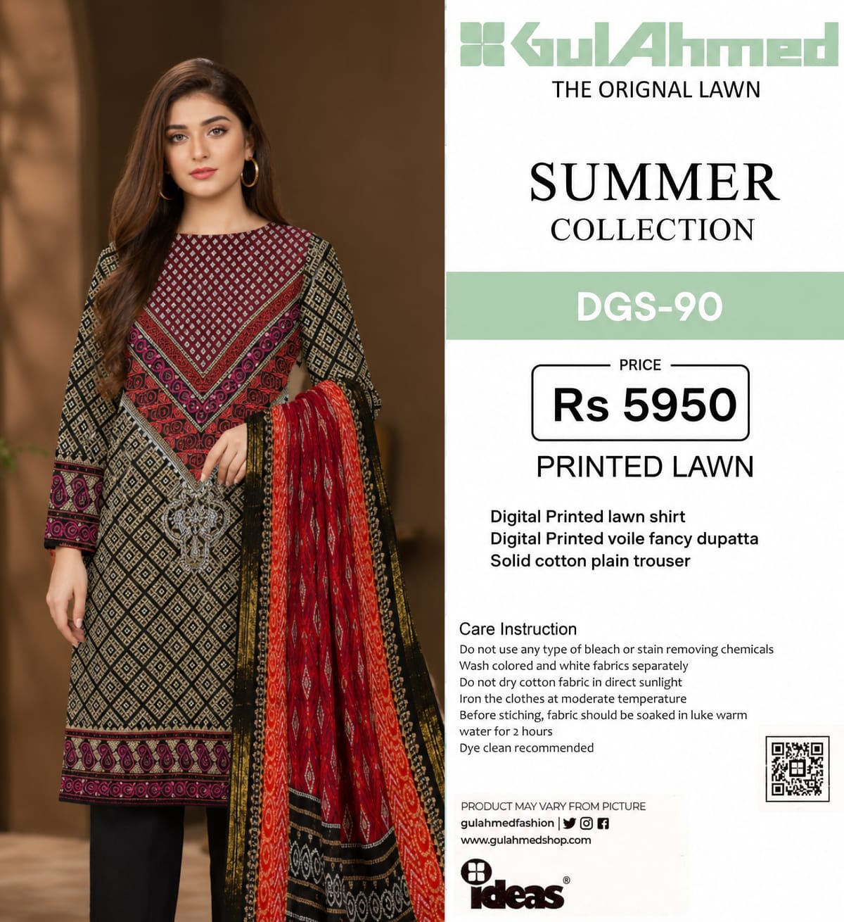 GUL AHMED LAWN COLLECTION