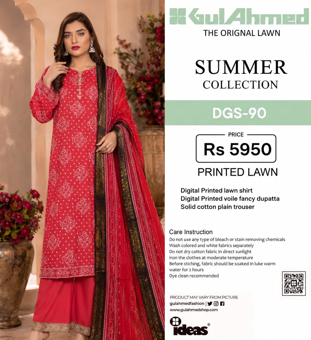 GUL AHMED LAWN COLLECTION