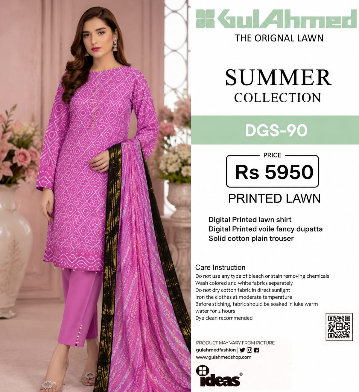 GUL AHMED LAWN COLLECTION