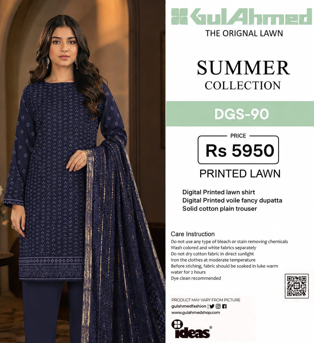 GUL AHMED LAWN COLLECTION